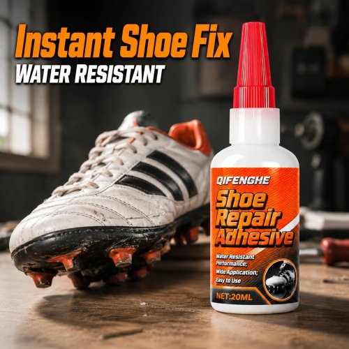 QIFENGHE 20ml Shoe Repair Glue – Waterproof Strong Adhesive for Sneakers & Boots, Professional Shoe Repair Glue