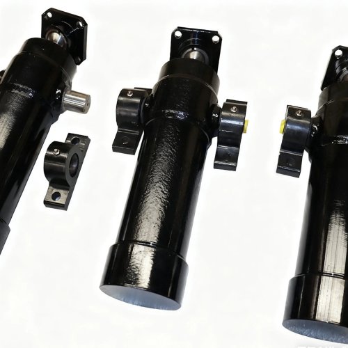 Hydraulische cilinder voor automatisch waterpas systeem camper, 2-20 ton, stalen flens #45, aanpasbaar