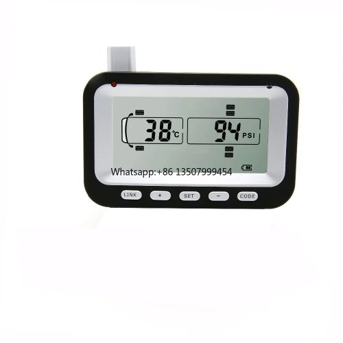 Digital Tire Pressure Monitoring System, 6 Anti-Theft Sensors, 2-Year Warranty, Compatible with iOS & Android