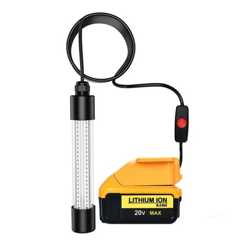 Wasserfeste LED Angelklicht mit 126 LEDs, 13V, Fischfinder-Lampe für 20V Akku AT30