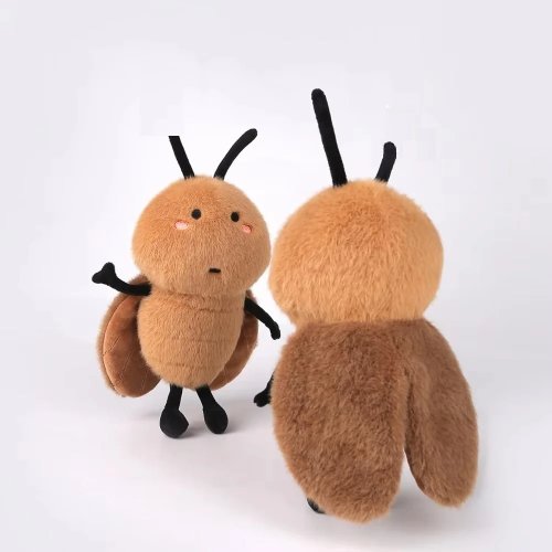 Móc khóa thú bông gián dễ thương, thú nhồi bông, móc khóa xe hơi, mặt dây chuyền ba lô, búp bê nhồi bông