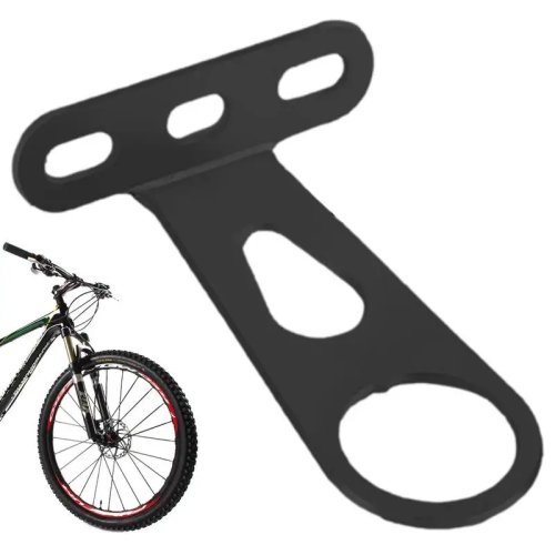 Universelle Fahrradkorbhalterung mit Vorder- und Rücklicht-Halterung, absturzsicher für Mountainbikes & Rennräder