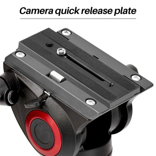 Przesuwna płytka szybkozłączna ze śrubami 1/4 i 3/8 cala do Manfrotto MVH500AH – Ekologiczna