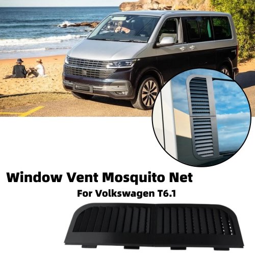 Muggennet voor zijraamventilatie van camper, insectenhor voor Volkswagen T6.1 Campervan, accessoires voor buitenbescherming