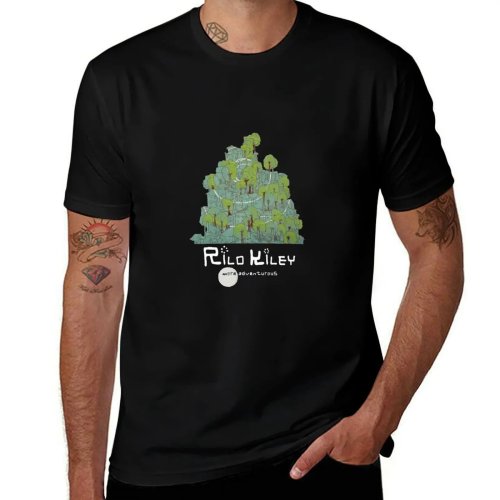 Playera RILO KILEY Talla Grande Holgada de Manga Corta
