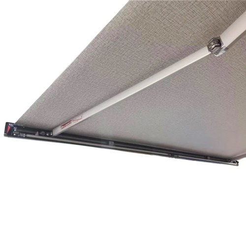 3,0x2,5m Camper zijluifel zonnescherm, PVC stof driekleurig, afstandsbediening voor caravan & omgebouwde bus