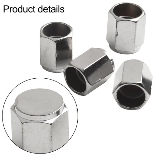 Jeu de 4 Capuchons de Valve de Pneu Argentés pour Lexus CT200h ES350 LX570 RX350 IS350, Protège-poussière