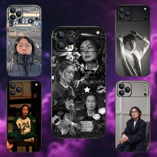 Funda de móvil Roh J-Jae W-Won negra suave para iPhone 12/13/14/15/16/17, Pro/Max/Plus/E/SE4/Air/Mini