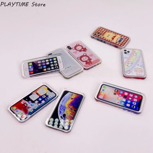 Mô Hình Điện Thoại Thu Nhỏ 1:12 Trang Trí Nhà Búp Bê - Phụ Kiện Điện Thoại Mini