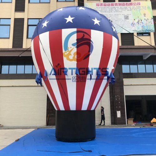 Aufblasbarer Werbe-Heißluftballon für Dach