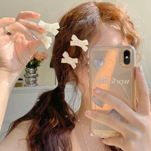 Women's Bow Hair Clip, Korean Style Y2K Balletcore Hair Barrettes