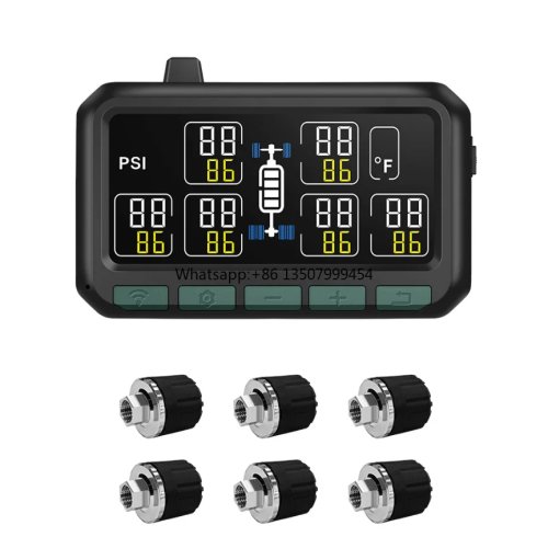 Розумна бездротова TPMS для 6-колісних вантажівок та автобусів