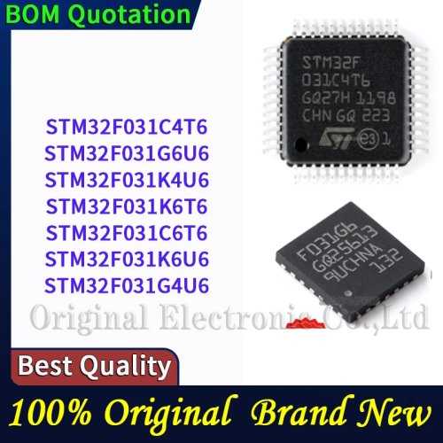 ไมโครคอนโทรลเลอร์ STM32F031 - STM32F031C4T6, STM32F031G6U6, STM32F031K4U6, STM32F031K6T6, STM32F031C6T6, STM32F031K6U6, STM32F031G4U6 + ตัวเรือน PC