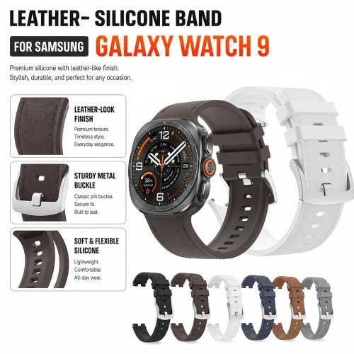 Silicone Watch Band for Samsung Galaxy Watch Ultra 2 - Lightweight Replacement Wrist Strap for Galaxy Watch Ultra 2/1
