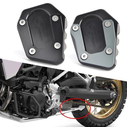 Motorcycle Side Stand Enlarger Plate Kickstand Pad for BMW F900GS ADV F 900 GS Adventure 2024 2025 2026