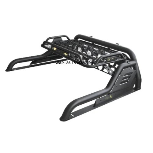 Aksesoris 4x4 Baru untuk Navara Frontier 2007-2014 Sports Bar Roll Cage Hitam Kompatibel dengan Hilux dan F150