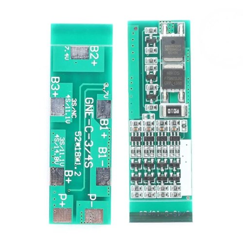 4S 8A Li-ion/LiFePO4 accu beschermingsboard BMS laadmodule 14.8V PCB voor 18650 cellen
