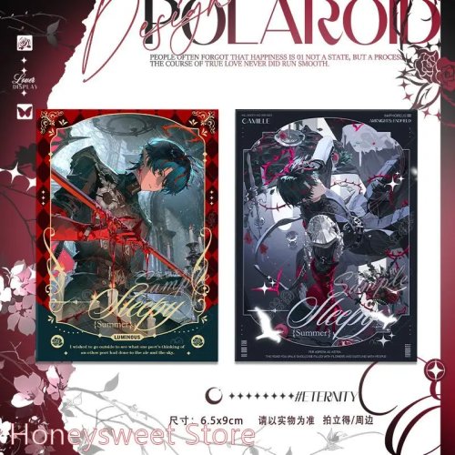 Arknights: Endfield Camille Anime Polaroid Cards Postcard Collection Set 6.5x9cm Birthday Gift