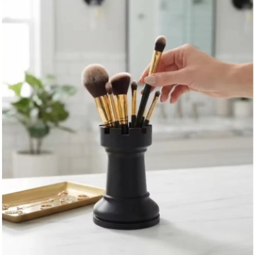 Simple Plastic Chess-Shaped Pen Holder Creative Multi-function Pencil Storage Box Flower Vase Desktop Organizer Office