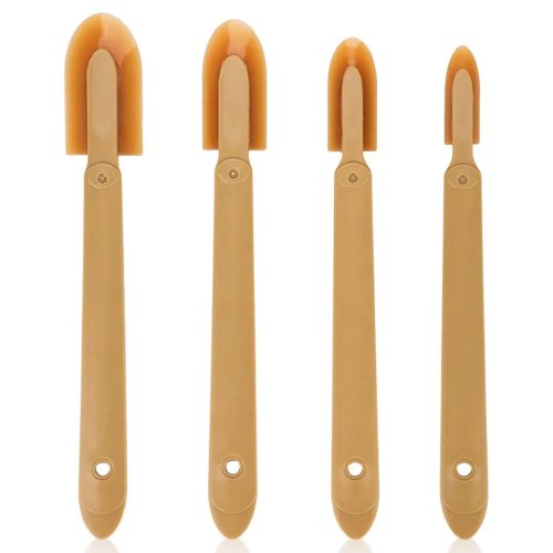 Kit 4 Pièces pour Finition Joints et Silicone - Applicateur, Racleur et Outil en Caoutchouc
