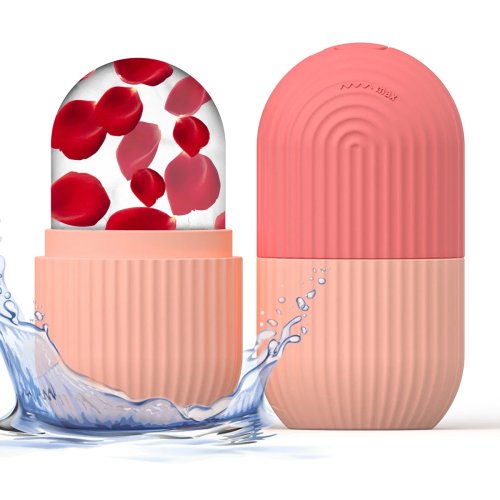 1 cái Khuôn đá silicone cho mặt để làm đẹp và chăm sóc da, con lăn đá lạnh mặt