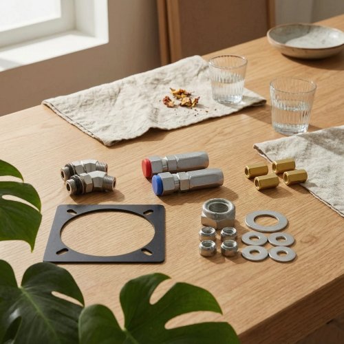 Bộ phụ kiện lắp đặt tay lái cho kết nối hệ thống lái thuyền máy ngoài - Dễ lắp đặt, bền lâu