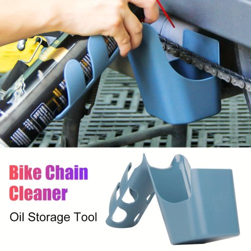 Motorcycle Chain Oil Storage Box – Anti-Splash Lubricating Tool for Chain Cleaning and Oiling