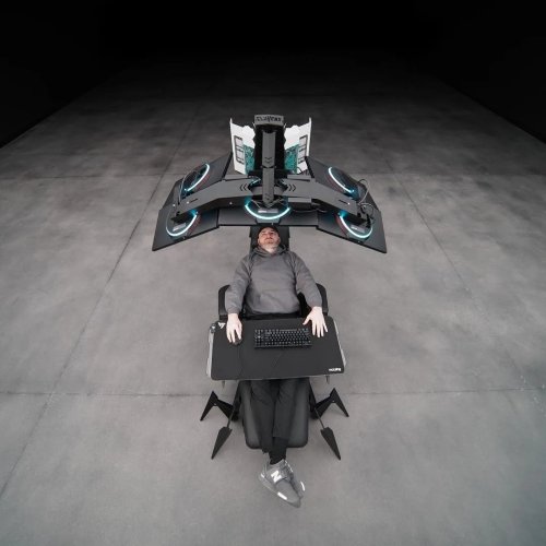 Zero Gravity Ergonomic Reclining Gaming Chair Cockpit Work Station