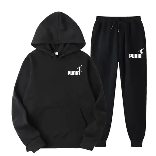 2026 Mới Bộ Áo Hoodie Jacket Nam Nữ Thời Trang Đường Phố Casual Thu/Đông Áo Nỉ Chải + Quần Nhiều Màu