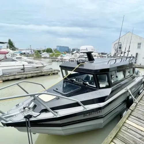 Gospel Luxusyacht 9 m/30 ft Aluminium Sport- und Angelboot Cabin Cruiser Schnellboot
