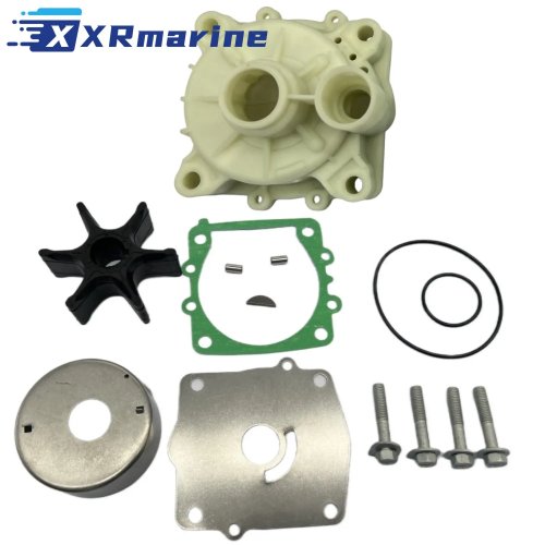 Kit de reparación de impulsor de bomba de agua con carcasa para motor fueraborda Yamaha 2 tiempos 115 130 HP 6E5-W0078 6E5-44352