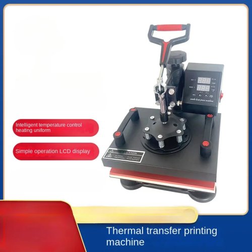 Heißpressmaschine 230V Hochdruck für T-Shirt- und Cap-Transfer, Rohmetall