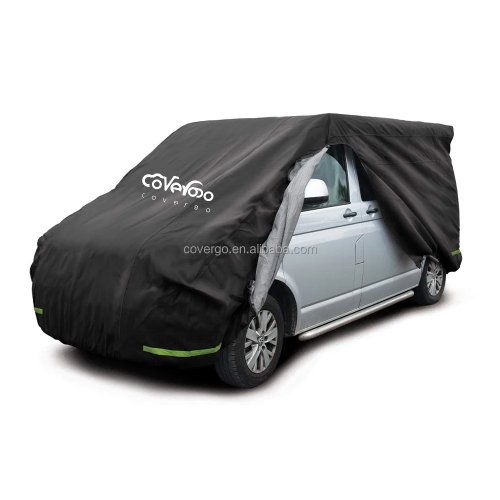Vỏ bọc xe RV Campervan Hạng B 5 lớp chống gió, chống tia UV, chống nước, hạng nặng với dây đai bên hông cho xe Motorhome và Camper