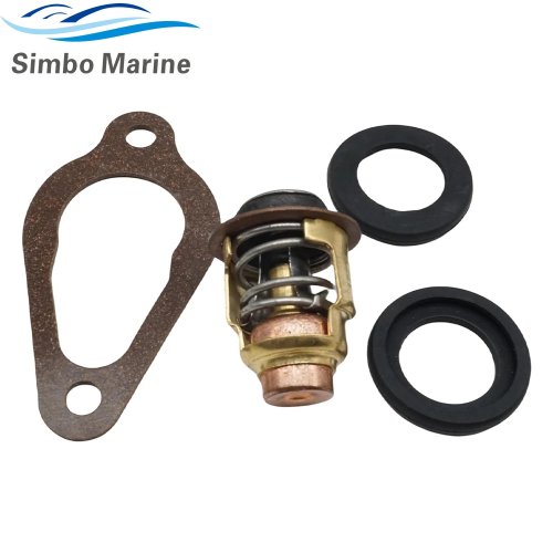 Thermostat Kit 122°F 50°C for Nissan Tohatsu 2-40 HP Outboard Motors - Replaces 345-01030-1 346-01030 350-01030-1 3H6-01030-0