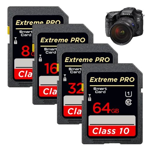 Tarjeta SD Clase 10 de Alta Velocidad 8GB 16GB 32GB 64GB 128GB 256GB Memoria para Cámara
