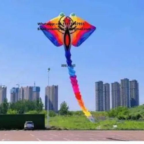 15m 싱글 라인 가오리 모양 인플레이터블 연