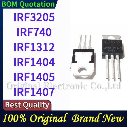МОП-транзистор IRF3205 IRF740 IRF1312 IRF1404 IRF1405 IRF1407 корпус PC