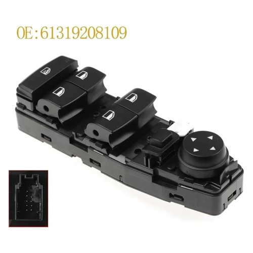 BMW Window Control Switch Front Left Side 61319208109 for F20 F30 F45 F46 F31 F36 F07 F10 F11 X1 X2 X3 X4 X5 X6