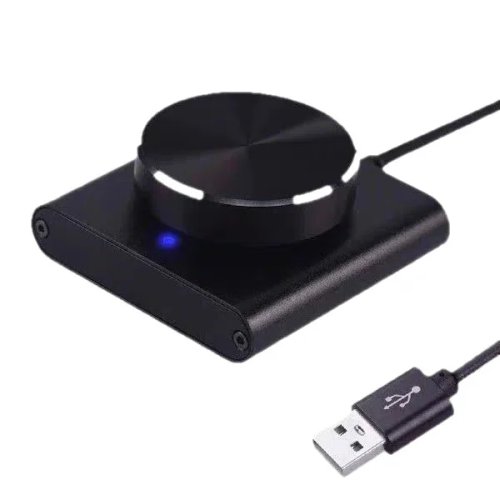 Controllo volume USB per PC, controller audio multimediale, manopola volume per altoparlanti