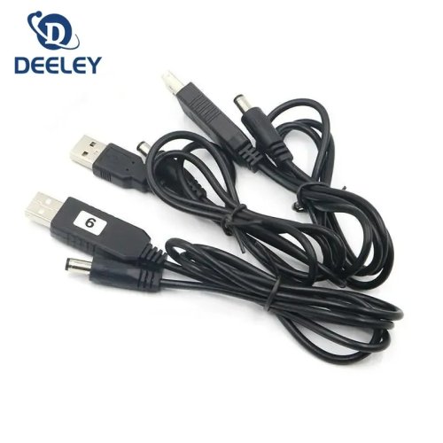 Kabel Konwerter USB na DC 5V na 9V/12V Step-Up, Wtyk 2,1x5,5mm do Routera TP-Link Modemu ADSL