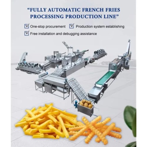 Frozen Potato Chip Processing Line - High Efficiency & Labor Saving