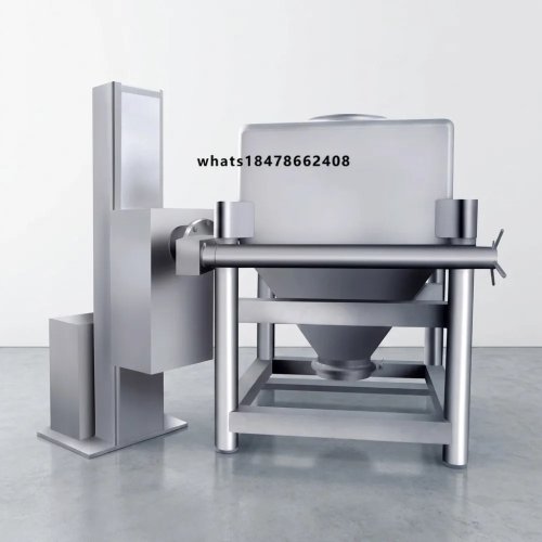 Automatic HTD Bin Mixer with Lifting Hopper - Industrial Interchangeable Blender for Chemicals