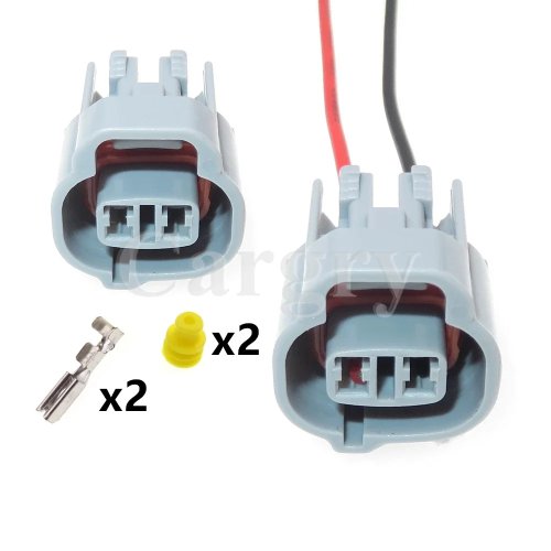 Conector de Carro 2 Pinos Vedado à Prova de Água com Cabo para Eletroválvula