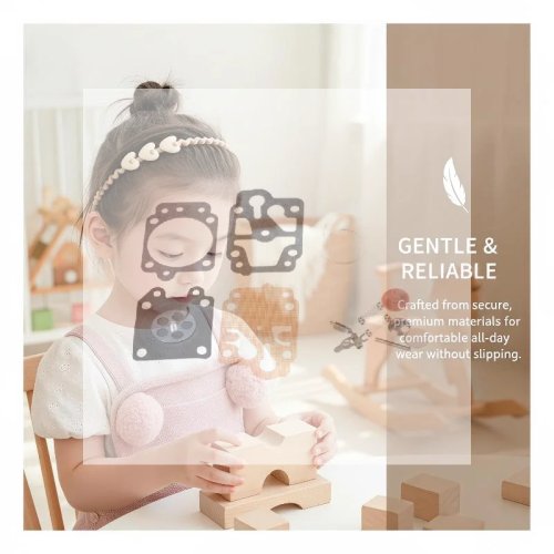 Cerchietti per Capelli Bambini Cartone Animato Antiscivolo Denti Adorabile Fiore Fiocco Design Accessorio per Capelli per Bambine Decorazione Festa