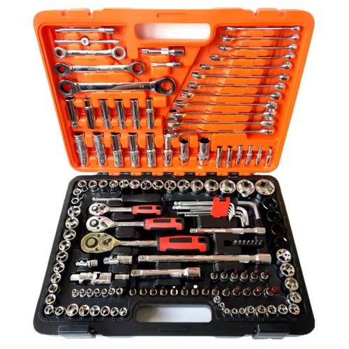 150PCS Hand Tool Set with Spanner, Combination Socket Wrench, Car Repair Socket Set, Ratchet Set, Tool Kit