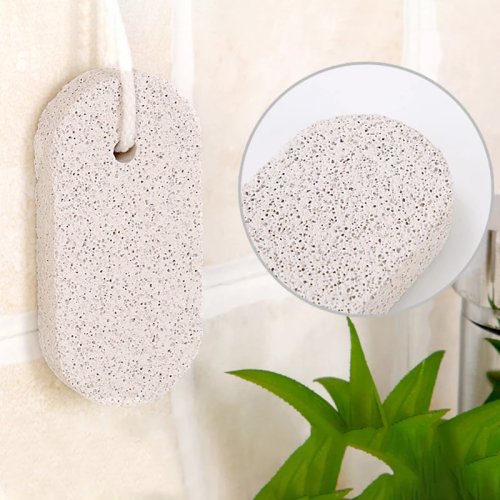 Pedra-pomes natural para cuidados com os pés - removedor de calos, esfoliante para pele morta, massajador