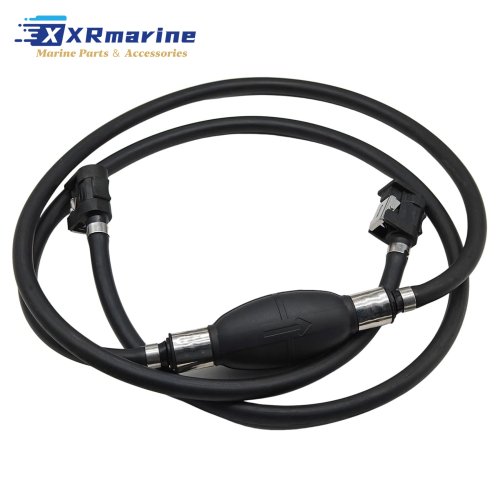 Manguera de combustible para fueraborda 8 mm 5/16" con conector y pera de cebado para Yamaha 6Y1-24306-01 6YL-24306-54