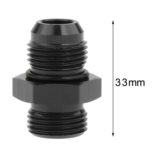 Adaptador de conexión 8AN Flare a 8AN O-Ring Boss para bomba de combustible, refacción duradera