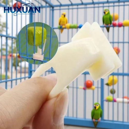 5/10 Pcs Window Bird Feeder with Fruit Forks - Outdoor Plastic Food Rack for Birds, 4 Pack