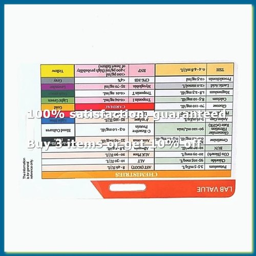 Kartu Badge Nilai Lab & Urutan Pengambilan Darah, Kartu Referensi Perawat, Hadiah Medis